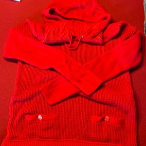 Banana republic women’s sweater with hood size L